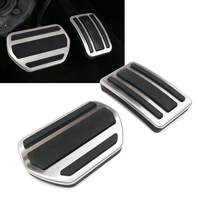 Cubierta de pedales de gas de freno de acero inoxidable para Peugeot 508 12-14 Citroen C5 11-14 Foto 1 de 4
