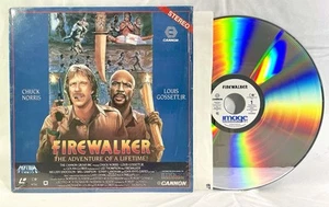 Firewalker Laserdisc Chuck Norris Louis Gossett Jr 1987 Stereo Excellent!! - Picture 1 of 2