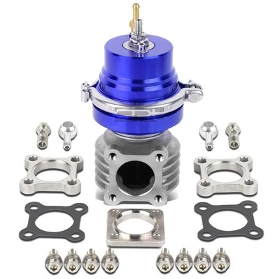 ESCAPE UNIVERSAL EXTERNO 46MM TURBO 4 PERNOS 6" WASTEGATE BYPASS + RESORTE AZUL Foto 1 de 4