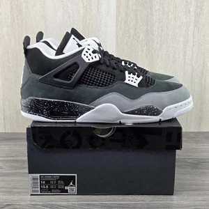 Air Jordan 4 Retro 2024 Fear Größe 14 Herren Schwarz Anthrazit Grau Sneaker - Bild 1 von 11