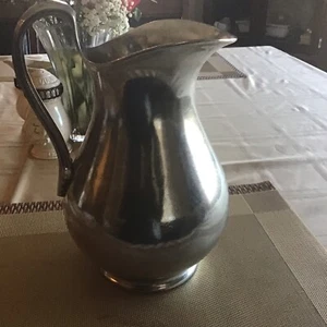 Vintage Made In Italy Pewter/ Pitcher Carafe Decanter Valpeltro Artale Italy - Picture 1 of 18
