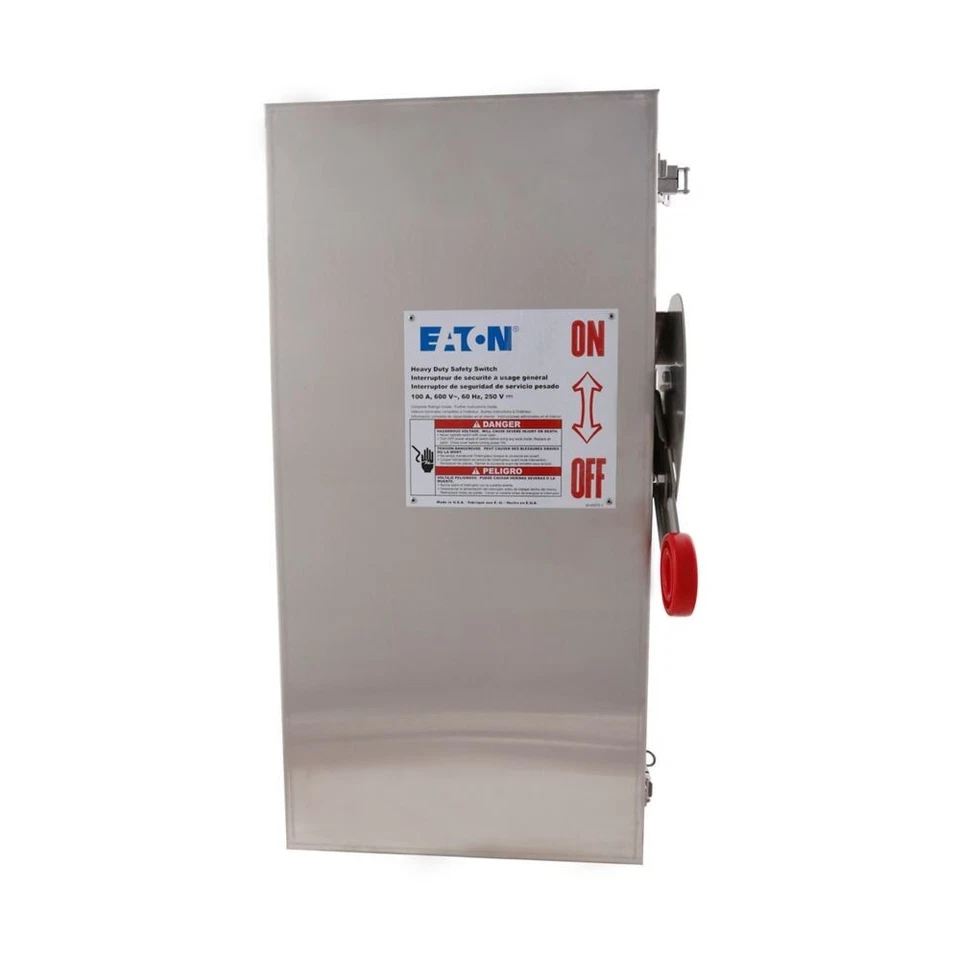 EATON DH361UWK Heavy Duty Single-Throw Non-Fused Safety Switch, 30A, NEMA 4X - Image 1 of 4