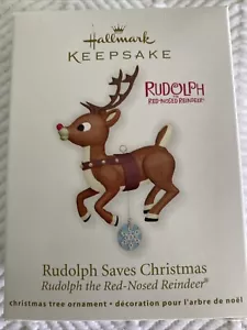 Hallmark Keepsake 2011 Ornament The Red-Nosed Reindeer Rudolph Saves Christmas - Picture 1 of 3