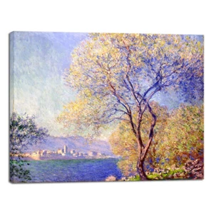 Canvas Wall Art Antibes Seen from The Salis Garden 1988 by Claude Monet - Picture 1 of 9