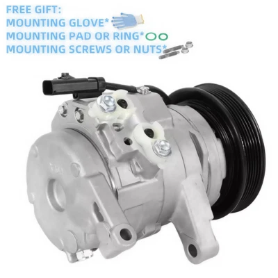 NEW A/C AC Compressor Fits Dodge Ram 1500 3.7L, 4.7L 2004 2005 2006 2007 Foto 1 de 4