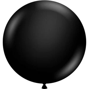 Tuftex 17" Black Standard Latex Balloons (50ct) - Picture 1 of 1