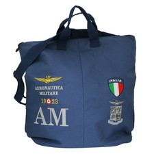 BORSA PORTACASCO VOLO PILOTA AERONAUTICA MILITARE BLU FLIGHT HELMET CARRY BAG