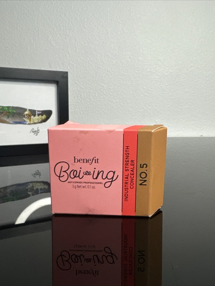 BENEFIT Boi-ing Industrial Strength Concealer in NO. 5 NEW Free Shipping A7 - Image 1 of 3