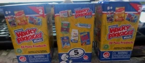 3 New 2021 Wacky Packages Minis 3D Series 2 Sealed Pack boxes 15 mini figs total - Picture 1 of 2