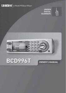 Uniden BCD966T Instructions Operating Manual User Guide Coil Bound - Zdjęcie 1 z 6