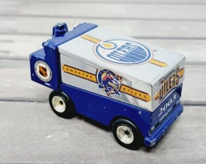 VTG Edmonton Oilers Zamboni 2003 WHITE ROSE COLLECTIBLE Diecast Toy NHL Blue - Picture 1 of 5