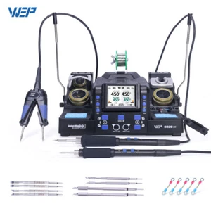 WEP 982D-III Precision Soldering Station Desolder Tweezer Electric Solder Iron - Picture 1 of 13