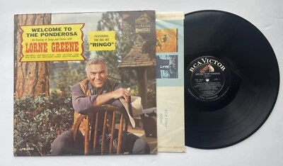 LORNE GREENE Welcome to the Ponderosa LP ORIG 1964 RCA 2843 MONO NM - Image 1 of 4