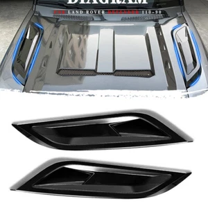 Front Side Hood Vent Trim Cover Fits for Land Rover Defender 110 90 2020-2024 - Picture 1 of 13