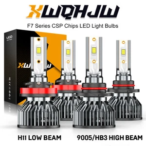 Fits Chevy Silverado 1500 2019-2021 WT Custom Trail Boss LED Headlight Bulbs 4x - Picture 1 of 8