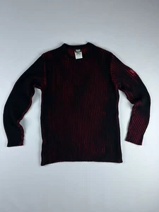 Dolce & Gabbana D&G Herren Pullover gerippt rot & schwarz gestreift Baumwolle M - Bild 1 von 7