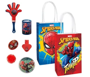 Marvel Spider-Man DYI Favor Pack for 8 Guests, Fast US Shipping - Picture 1 of 1