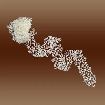 Tischband Spitzenband "Sissi" Meterware Luftspitze natur 10cm breit - Bild 1 von 2