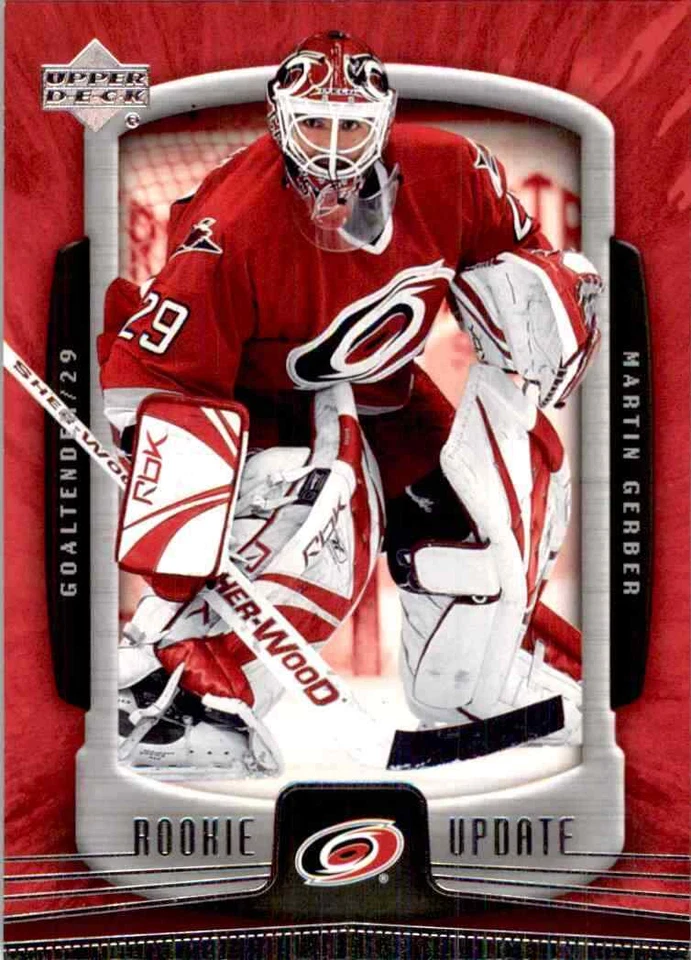 2005-06 Upper Deck Rookie Update Martin Gerber #17 - Image 1 of 2