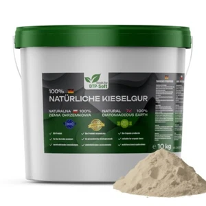 10kg Kieselgur für Hühner Premium hohe Qualität 100 % Rein Eimer Pulver 10 kg - Bild 1 von 3