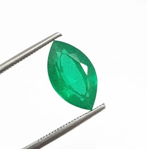 10.03 Ct Superb Marquise Cut Colombian Emerald Lab Grown AAA Quality Loose Gems - Picture 1 of 7