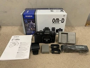 Olympus OM-D E-M5 16.1MP M43 Mirrorless Camera w/ Flash Attachment - Picture 1 of 12
