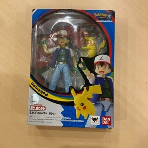 S.H.Figuarts Satoshi Figure with Pikachu BANDAI Pokemon - Picture 1 of 5
