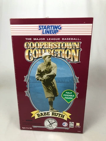 BABE RUTH NEW YORK YANKEES COOPERSTOWN VINTAGE 1996 STARTING LINEUP FULL FIGURE Cover