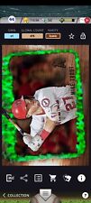 2023 TOPPS BUNT HEAVY LUMBER 23 S2 GREEN CRAFT EXCLUSIVE ICONIC MIKE TROUT DIG.