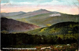 WATERBURY, Vermont VT Camel's Hump from Woodward's Hill unused Postcard - Imagen 1 de 2
