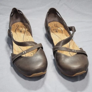 Ahnu Tullia Mary Jane Shoes Womens 9 Brown Comfort Sandal Hike Walk Everyday - Picture 1 of 12