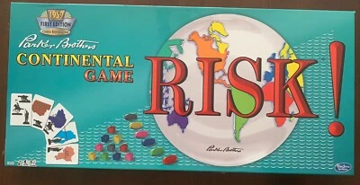 Risk Board Game 1959 First Edition Classic Reproduction Parker Brothers NEW Open - Image 1 of 4
