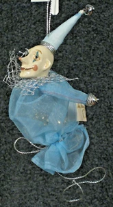 Clown Organza Trinket Bag Ornament - Katherine's Collection - Picture 1 of 7