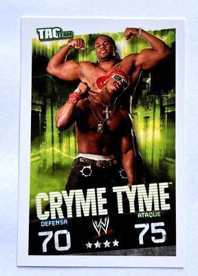 2009 WWE Topps Slam Attax Evolution TCG #137 CRYME TIME TAG TEAM Cards - Image 1 of 4