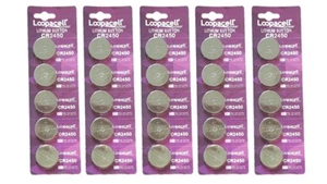 25 X CR2450 ECR 2450 5029LC CR 2450 DSL 2450 BATERÍA ¡MARCA LOOPACELL! - Imagen 1 de 1