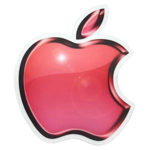  Apple Macbook Sticker DECAL Vinyl Laptop Mac Logo Pro Air Fridge Red  - Picture 1 of 1