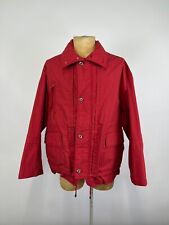 Stormy Sea mens red jacket detachable hood adjustable waist zip size large