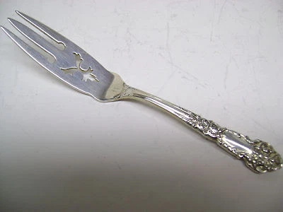 Reed & Barton French Renaissance (1941) Sterling Silver Pierced Lemon Fork  - Image 1 of 3