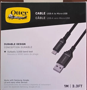 Otterbox USB-A to Micro-USB Cable 1 Metre, Brand New & Boxed - Picture 1 of 2