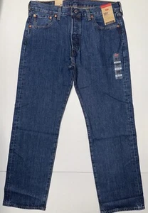 Levi's Men's 501 ORIGINAL Fit Straight Leg Regular Blue Jean's 30X30 34X30 33X32 - Picture 1 of 28