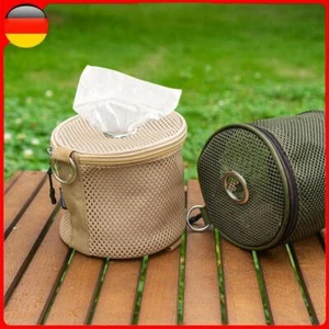 Hanging Napkin Holder Portable Roll Paper Storage Bag with Hook Tissue Container - Bild 1 von 21
