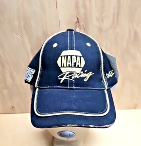 HAT CAP NAPA RACING 56 MARTIN TRUEX JR NASCAR BLACK CAMOUFLAGE ADJUSTABLE NWT - Picture 1 of 10