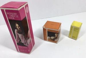 Lot 3 Vintage Holiday Magic Cosmetics Raspberry Miracle Mask Moon Mist Lemon - Picture 1 of 5