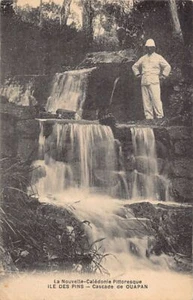 Nouvelle-Calédonie - ILE DES PINS - Cascade de Ouapan - Ed. Veuve G. de Béchade - Picture 1 of 2