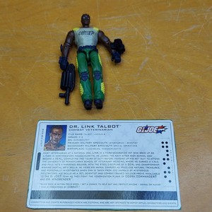 Dr. Link Talbot V2 G.I. Joe 2005 Hasbro Action Figure With Card