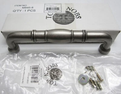 NEW Top Knobs NORMANDY 8" c-c HANDLE APPLIANCE DOOR PULL, Antique Pewter Finish - Image 1 of 2