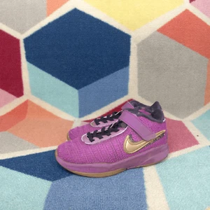 Nike LeBron 20 SE PS Young Heirs Vivid Purple FD0208-500 Kids Sneakers Size 12 C - Picture 1 of 7