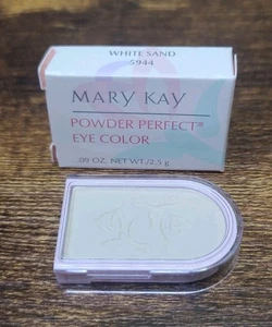 Mary Kay Powder Perfect Eye Color * WHITE SAND #5944 .09 OZ NIB Discontinued - Picture 1 of 2
