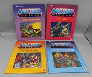 Set of 4 MOTU Books Masters Of The Universe Mattel He-Man Skeletor Grayskull - Imagen 1 de 15