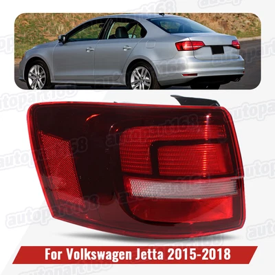 For 2015-2016 2017 2018 Volkswagen Jetta NEW Rear OUTER Tail Lamp Light Left Foto 1 de 4